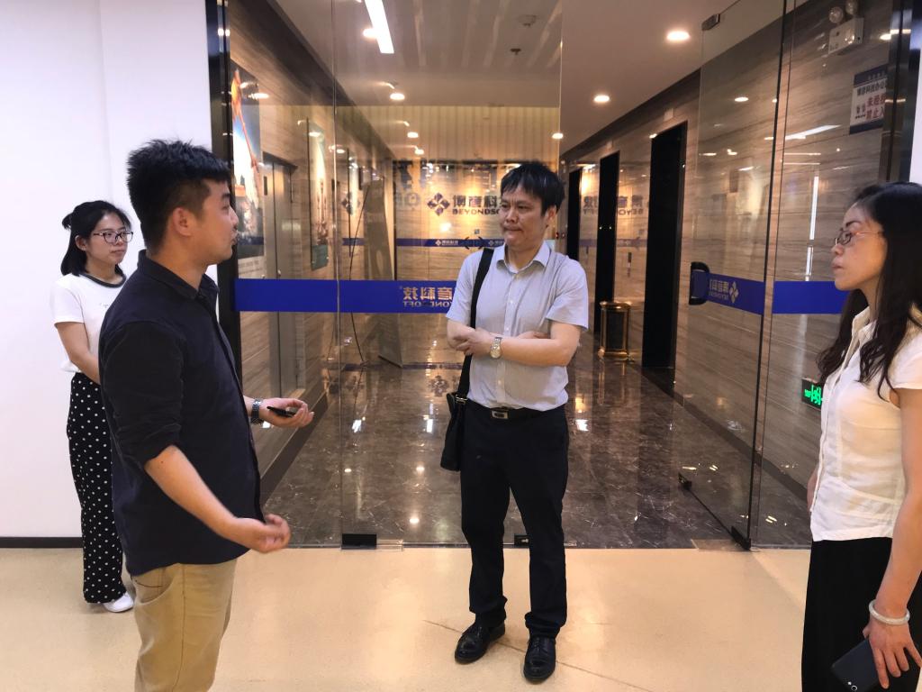 beat365英国官方网站领导参观博彦科技